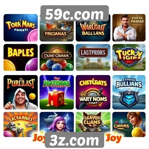 Análise da variedade de jogos em 59c.com